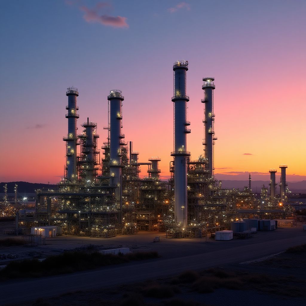 Refinería YPF en Neuquén