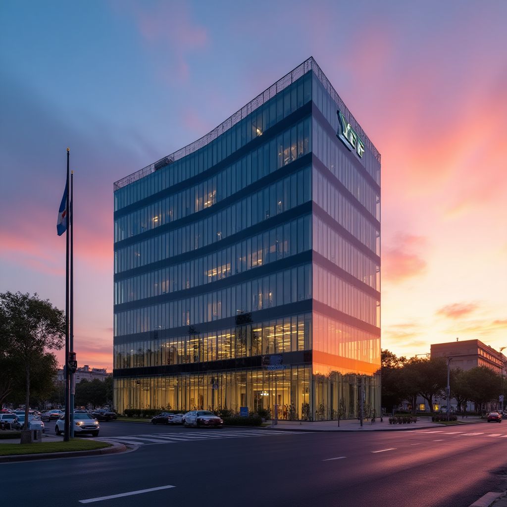 Oficina central de YPF en Buenos Aires